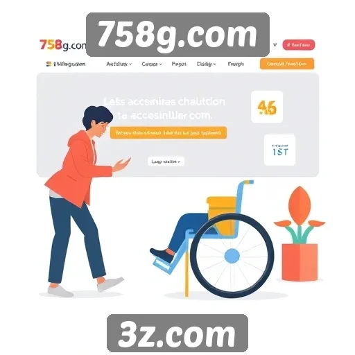 Acessibilidade e interface do usuário no 758g.com